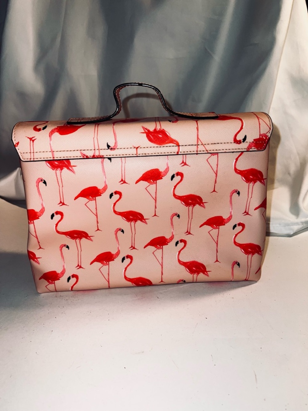 KATE SPADE Flamingo Shore Street Lita Makeup Bag Cosmetic Travel Case PINK RARE! - Picture 2 of 7